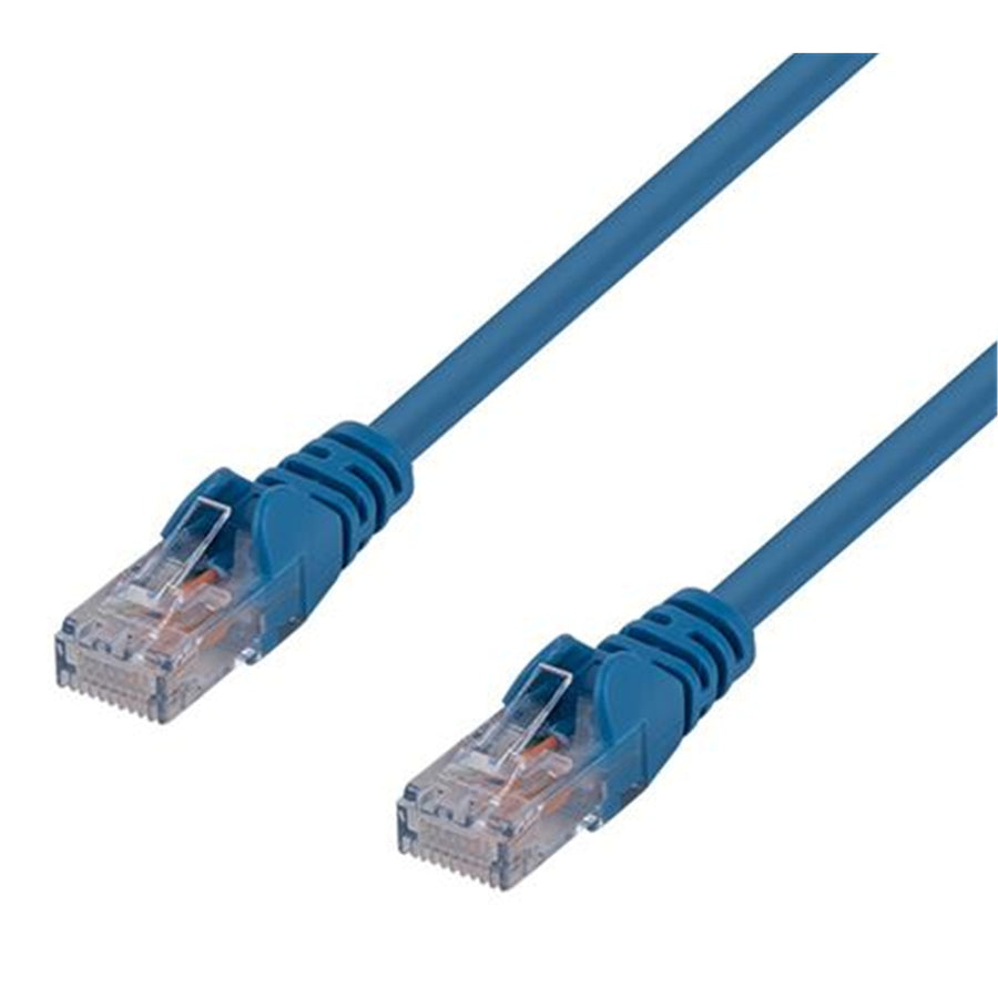 DYNAMIX PLE-C6A-2 - 2m Cat6 Blue UTP Patch Lead T568A 250MHZ 24AWG Unshielded Plug.