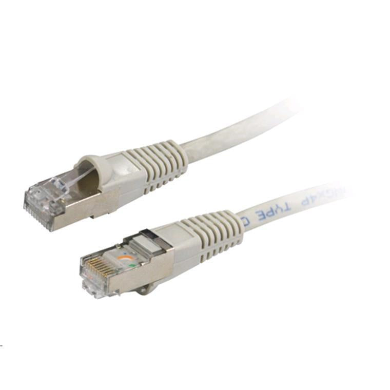 DYNAMIX PL-AUGS-PP - 0.3m Cat6A S/FTP Beige 10G Patch Lead 26AWG 500MHz Shielded Plug. Cat6 Augmented