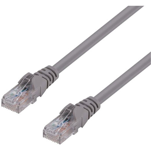 DYNAMIX 7.5m Cat6 Grey UTP Patch Lead T568A 250MHZ 24AWG Unshielded Plug.