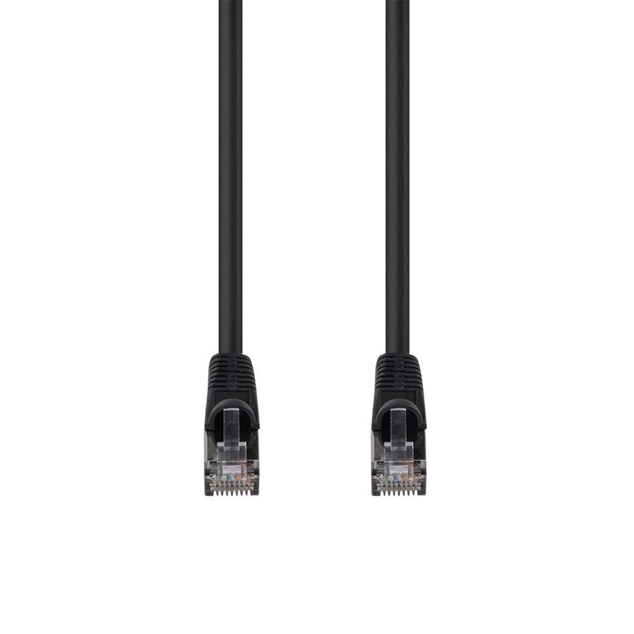 DYNAMIX PLK-AUGS-2 - 2m Cat6A S/FTP Black 10G Patch Lead 26AWG 500MHz Shielded Plug. Cat6 Augmented