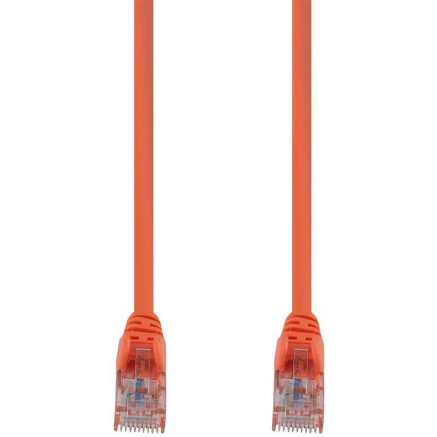DYNAMIX PLO-C6A-PP - 0.3m Cat6 Orange UTP Patch Lead T568A 250MHZ 24AWG Unshielded Plug.