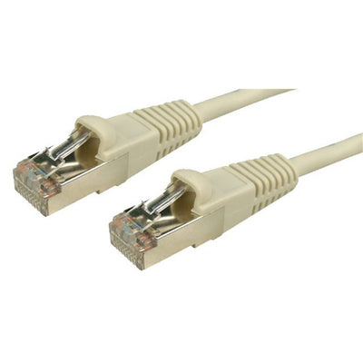 DYNAMIX PL-STP6-15 - 15m Cat6 Beige STP Patch Lead T568A 26AWG Shielded Plug.