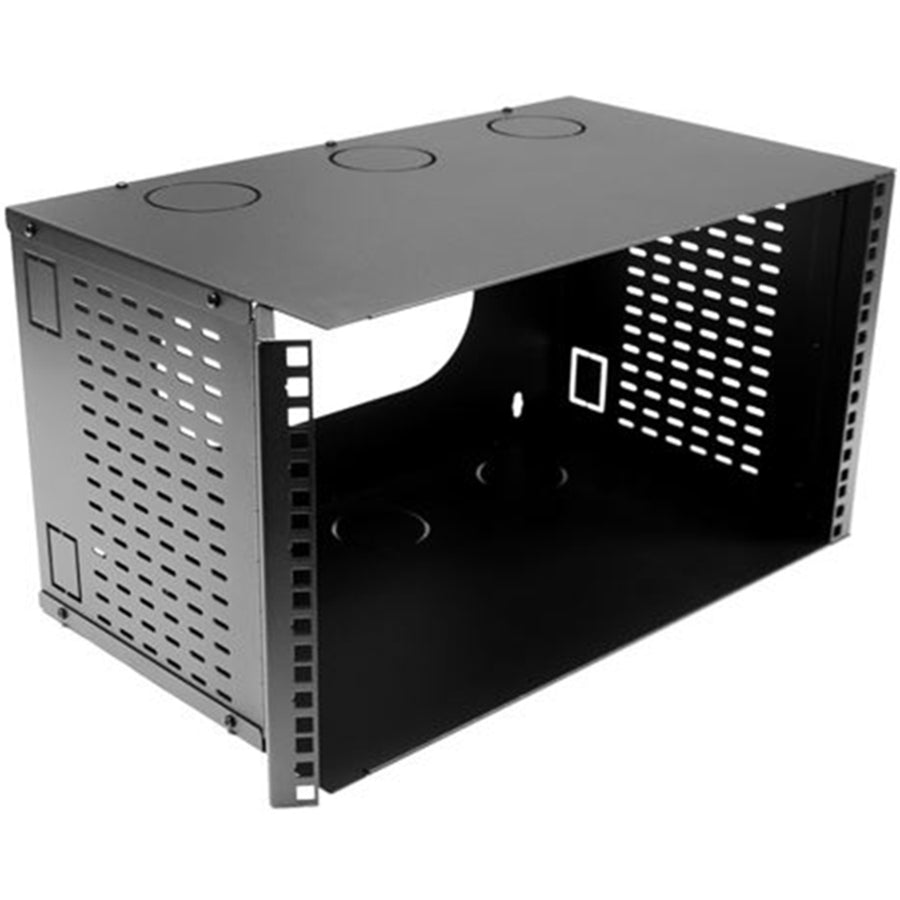 DYNAMIX HWMB300-6U - 6U 300mm Deep 19'' Fully Enclosed Hinged Wall Bracket. Includes Lid & Base Panels.