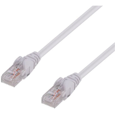 DYNAMIX PLW-C6A-1H - 1.5m Cat6 weißes UTP-Patchkabel T568A 250MHZ 24AWG ungeschirmter Stecker.