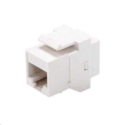 DYNAMIX A-RJ45C6NWH – Cat6 RJ45 8C Verbinder 2-Wege (2x RJ45 Buchsen) Farbe Weiß