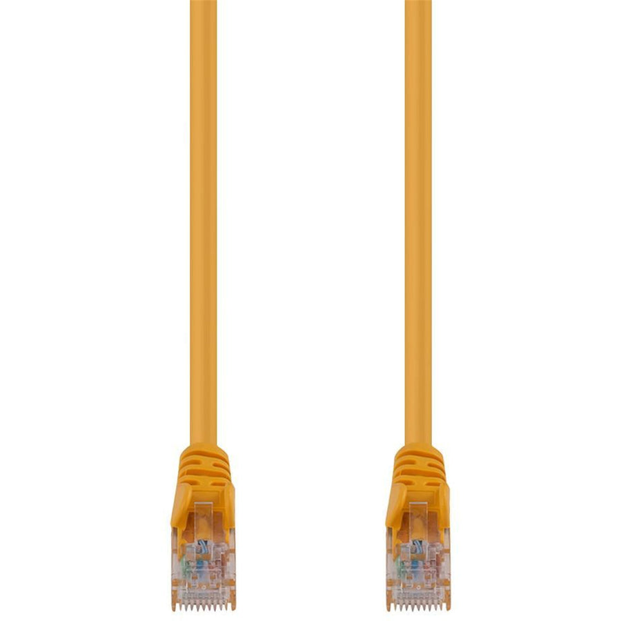 DYNAMIX PLY-C6A-PP - 0.3m Cat 6 Yellow UTP Patch Lead T568A 250MHZ 24AWG Unshielded Plug.