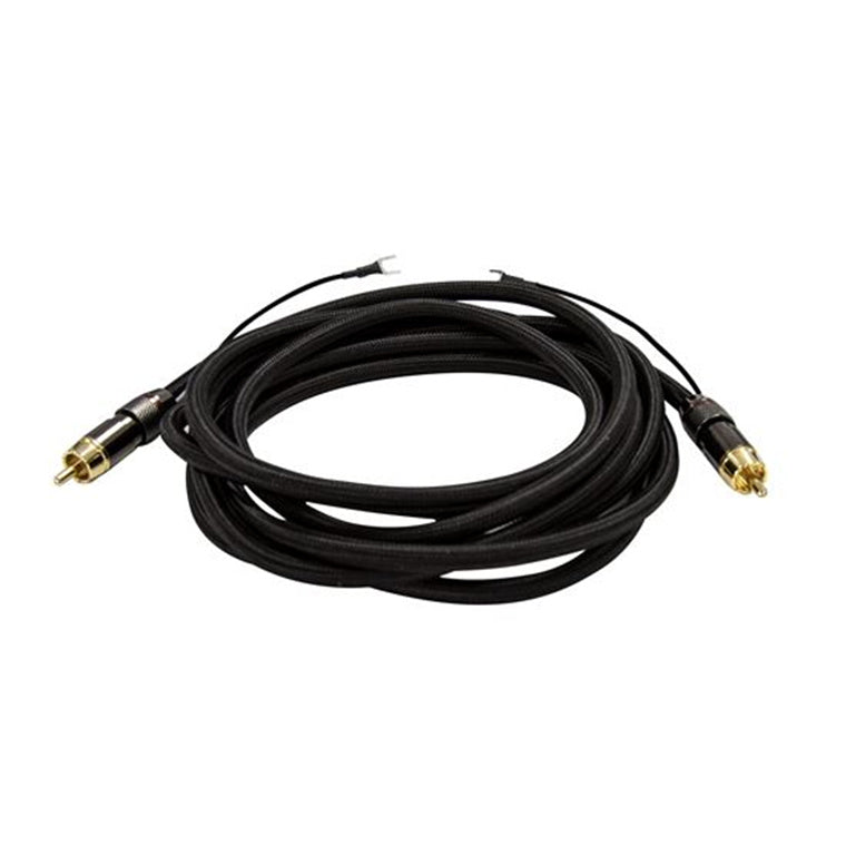 DYNAMIX CA-SUBG-6 - 6m Coaxial Subwoofer Cable RCA Male to Male w/ Grounding Spade Connectors