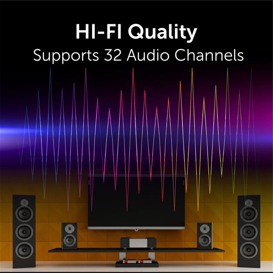 DYNAMIX C-HDMI2FL-0 - 0.5m HDMI High Speed 18Gbps Flexi Lock Cable w/ Ethernet. Max Res: 4K2K@60Hz