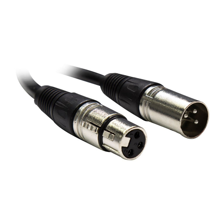 DYNAMIX C-XLR3-2 - 2m XLR 3-Pin Male to Female Balanced Audio Shielded 2 Core 28/0.1BC 2