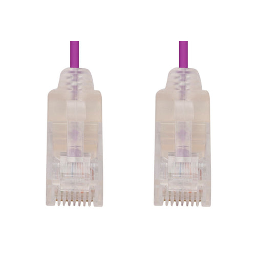 Dynamix  PLSP-C6-0.25 Cat6A RJ45 Patch Lead - 25cm - Purple
