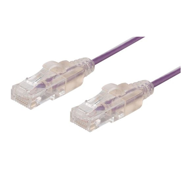Dynamix  PLSP-C6-3 Cat6A RJ45 Patch Lead - 3m - Purple