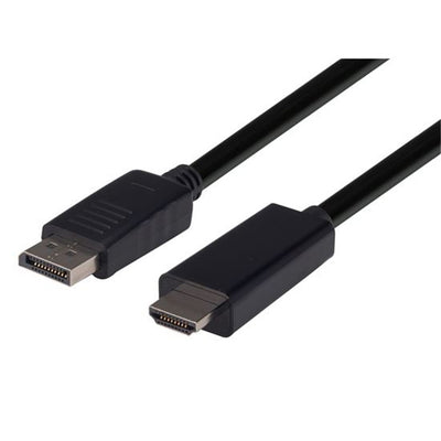 DYNAMIX C-HDMIDP4K60-1 - 1m DisplayPort Source to HDMI 2.0 Monitor - Directional Cable. Max Res: 4K@60Hz