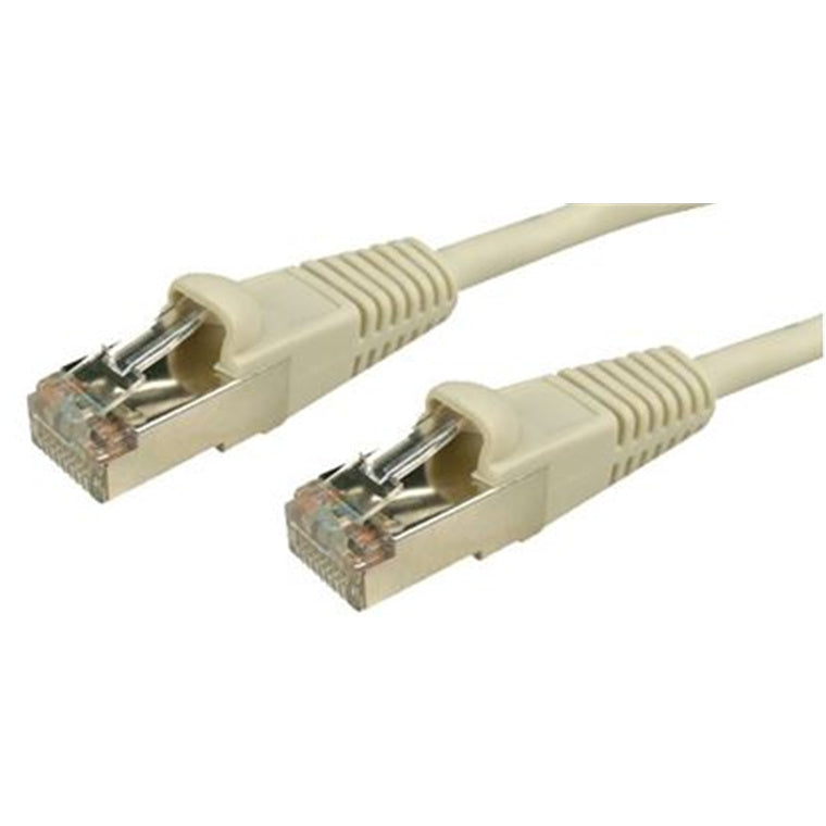 DYNAMIX PLSSGY-C6A-2 - 2m Cat6A S/FTP Grey 10G LSZH Patch Lead 34AWG 802.3af Shielded Plug.