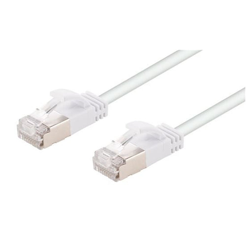 Dynamix  PLSSW-C6A-1.25 Cat6A RJ45 Patch Lead - 1.25m - White