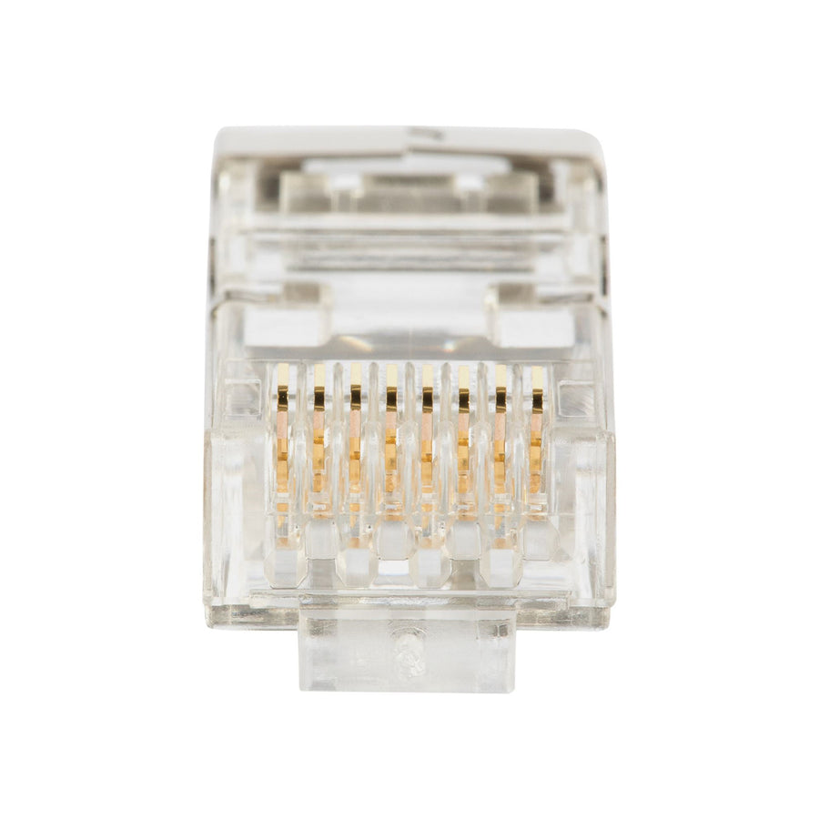 DYNAMIX RJ-45PTC6S-20 - Cat6 STP Internal Ground Push Trough Plug 20pc Pack Solid/Stranded