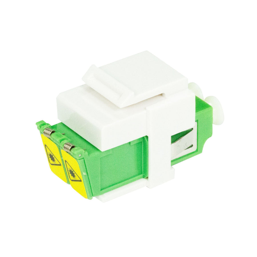 DYNAMIX FP-LCAPC-D - LCDuplex Singlemode Slimline Keystone Shuttered Face Plate Adapter