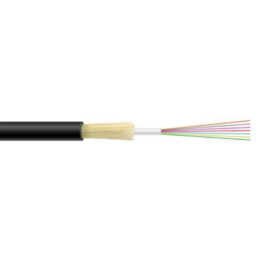 DYNAMIX F-LTGOS206-300M - 300m G.652D 6 Core Singlemode Loose Tube GEL outdoor Fibre Cable Roll Black OFNR Jacket