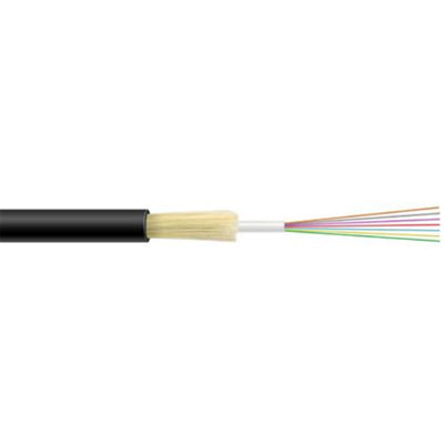 Dynamix G.652D 12 Core Single Mode Loose Tube GEL Outdoor Fibre Cable Roll - 300m - Black Black OFNR Jacket