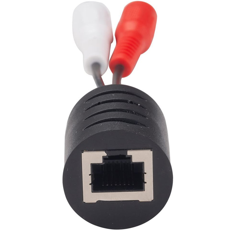 DYNAMIX BAL-RCARJ45 - Stereo 3.5mm to RCA Extender via RJ45 Max Distance 50m RJ45 Adapter 50m
