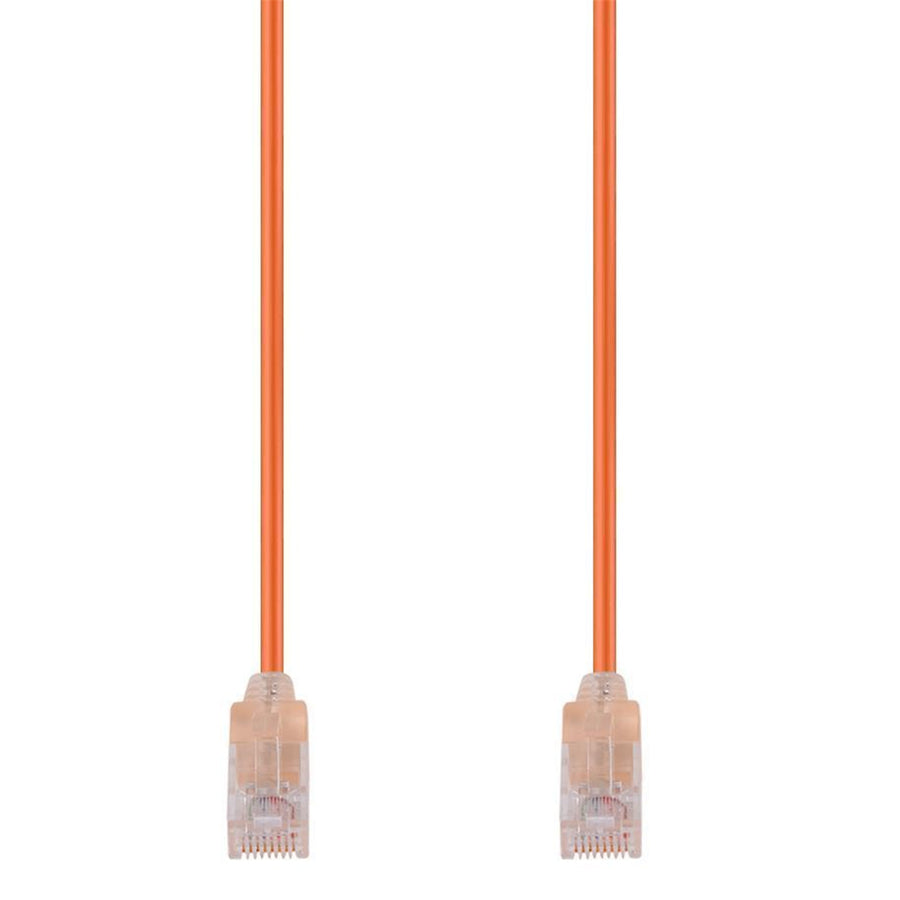 DYNAMIX PLSO-C6-0-75 - 0.75m Cat6A 10G Orange UTP LSZH Patch Lead 30AWG 802.3af Unshielded Plug.