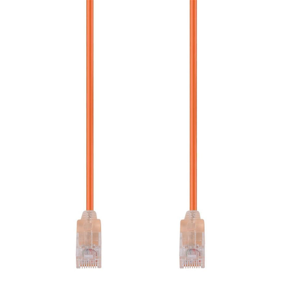 DYNAMIX PLSO-C6-2-5 - 2.5m Cat6A 10G Orange UTP LSZH Patch Lead 30AWG 802.3af Unshielded Plug.