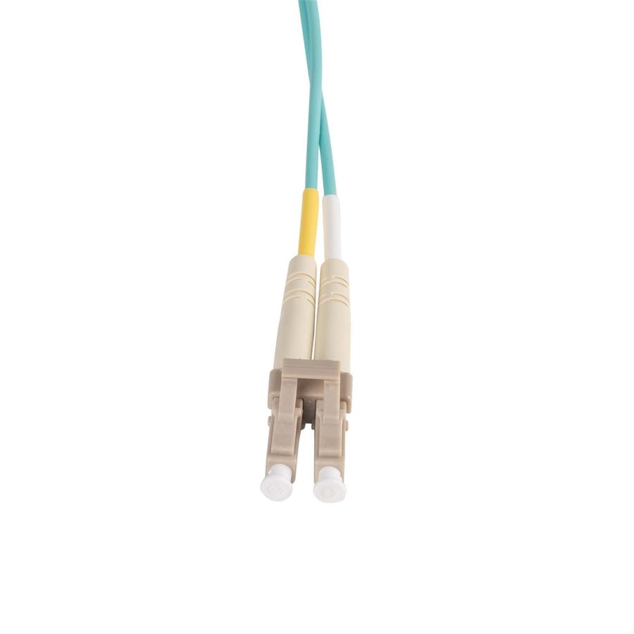 DYNAMIX FL-LCLC50-2H - 2.5M 50u LC/LC OM3 Fibre Lead Duplex Multimode Aqua LSZH Jacket.
