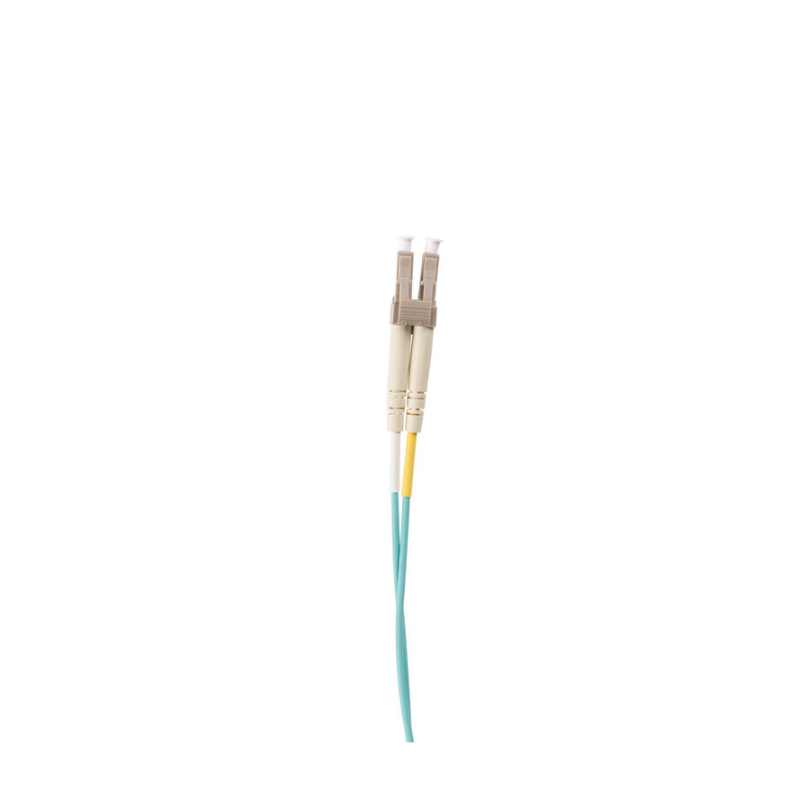 DYNAMIX FL-LCLC50-2H - 2.5M 50u LC/LC OM3 Fibre Lead Duplex Multimode Aqua LSZH Jacket.