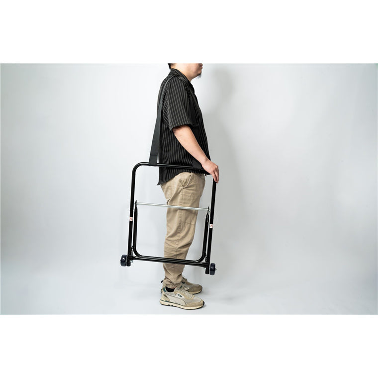 DYNAMIX CAB-CADDY - Foldable Cable Caddy w/ Wheels & Pull Strap Hold Cable Reel up to 50cm Diameter & 100kg