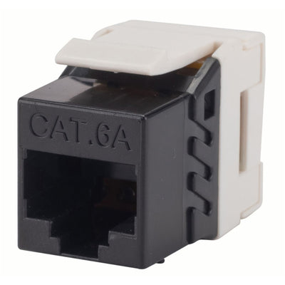 DYNAMIX FP-C6AUTP-03BK - Cat6A UTP Keystone RJ45 Slimline Jack T568A/B Wiring 180 Jack