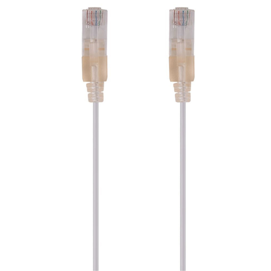 Dynamix  PLSW-C6-1 Cat6A RJ45 Patch Lead - 1m - White