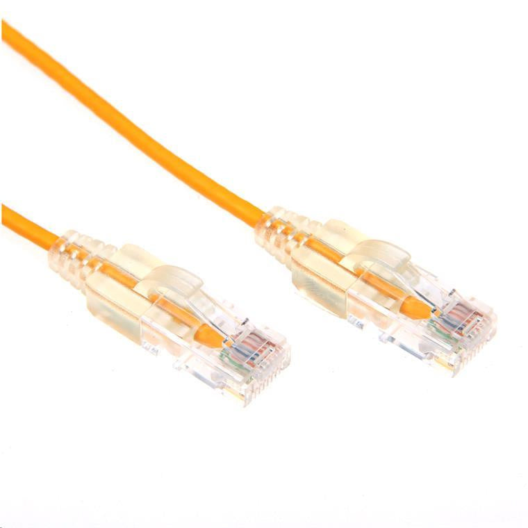 DYNAMIX PLSY-C6-0-5 - 0.5m Cat6A 10G Yellow UTP LSZH Patch Lead 30AWG 802.3af Unshielded Plug.