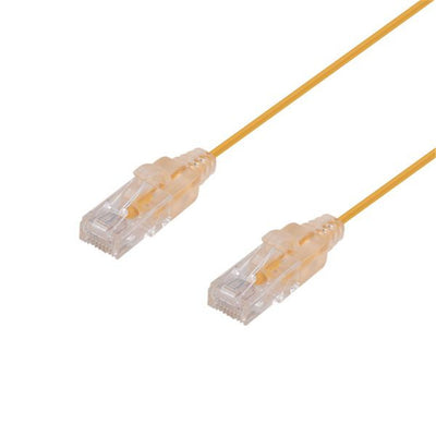 Dynamix PLSY-C6-1 Cat6A RJ45 Patchkabel - 1m - Gelb
