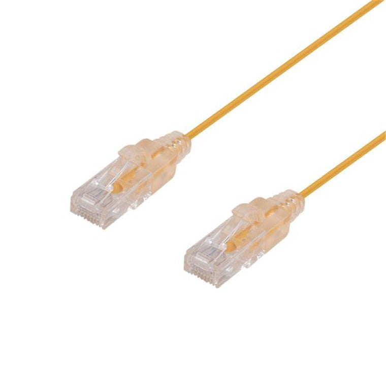 Dynamix PLSY-C6-1 Cat6A RJ45 Patchkabel - 1m - Gelb