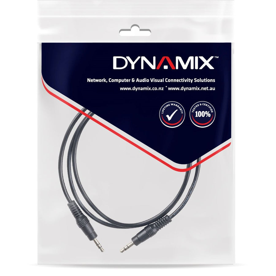 DYNAMIX CA-ST-MM5 - 5M Stereo 3.5mm Plug Stereo MM Cable