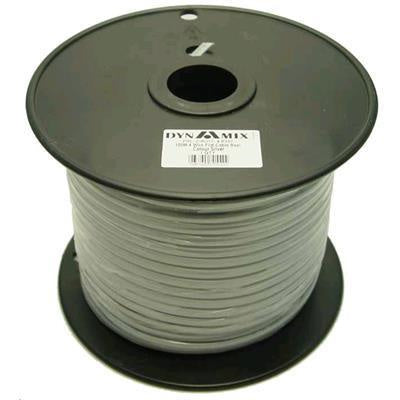 C-RJ11-R101 - DYNAMIX 100m Roll 6-Wire Flat Cable 28 AWG, Silver colour
