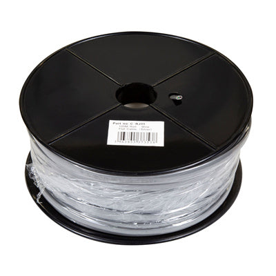 Dynamix C-RJ11 R101 6 Wire Flat Cable Roll - 100m - Silver