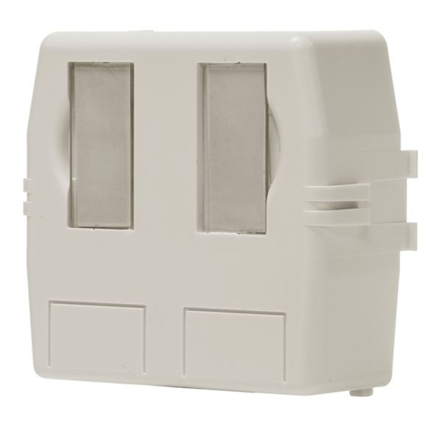 Dynamix FMT-UK-2PV2  2 Port Unloaded Keystone Surface Mount Enclosure.