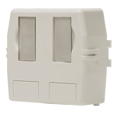 Dynamix FMT-UK-2PV2 2-Port unbestücktes Keystone-Aufputzgehäuse.
