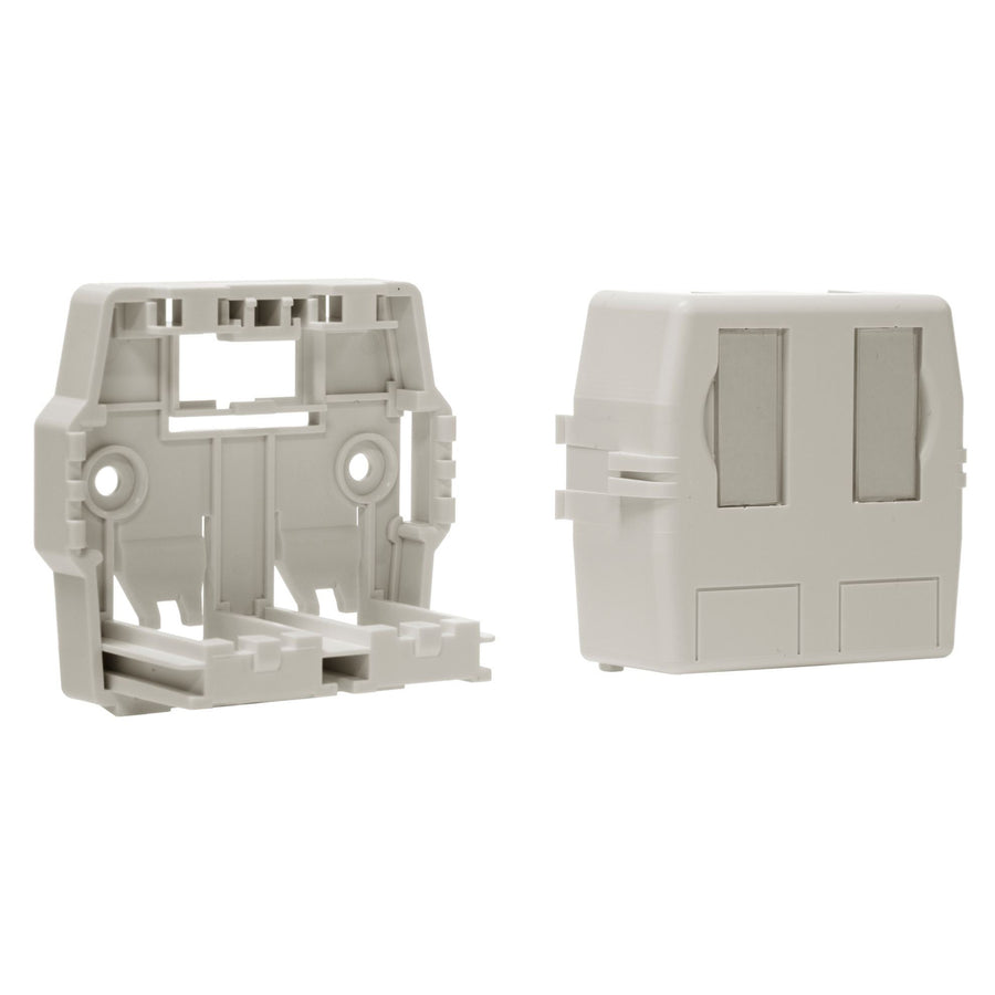 Dynamix FMT-UK-2PV2 2-Port unbestücktes Keystone-Aufputzgehäuse.