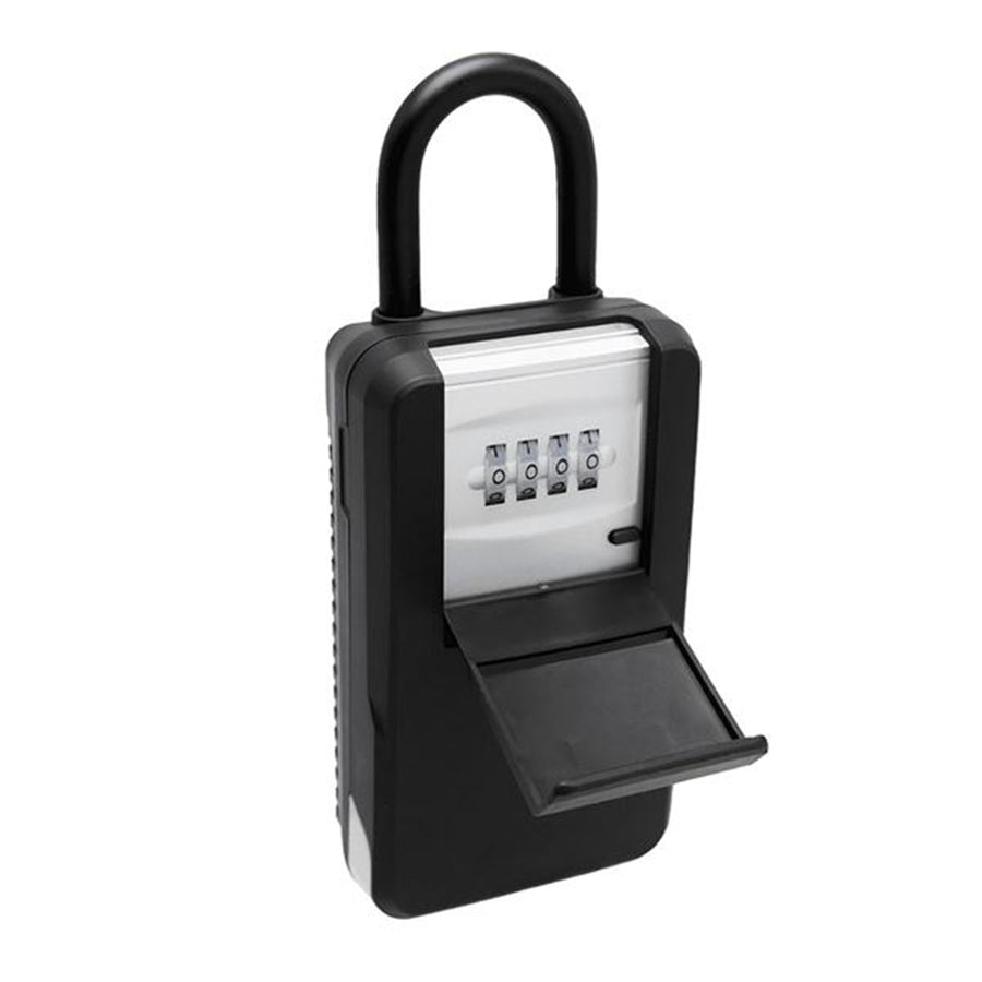 DYNAMIX KLB7008 - XL LED Portable Key Storage Security Safe w/ Shackle 4-Digit Resettable LED Dials