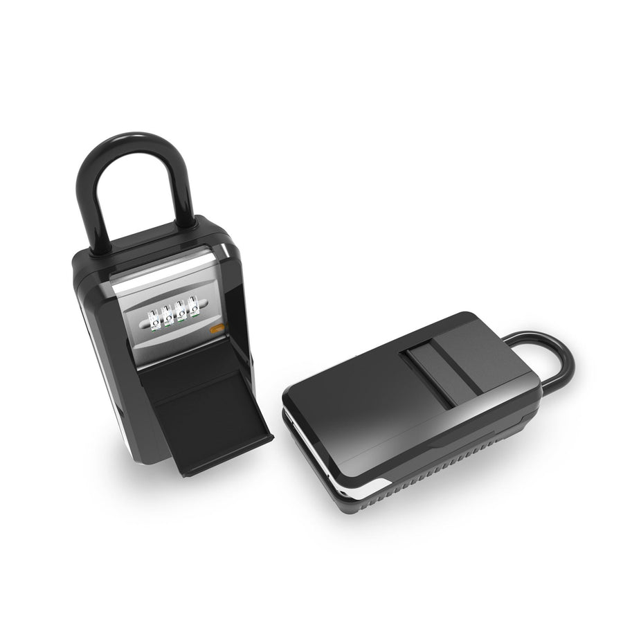 DYNAMIX KLB7008 - XL LED Portable Key Storage Security Safe w/ Shackle 4-Digit Resettable LED Dials