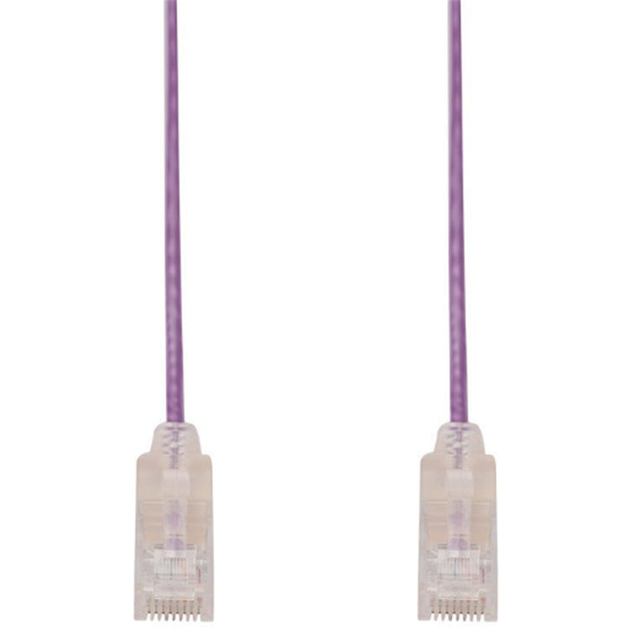 Dynamix  PLSP-C6-0.15 Cat6A RJ45 Patch Lead - 15cm - Purple