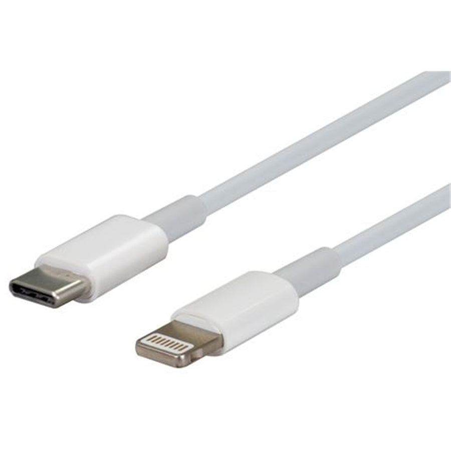 DYNAMIX C-IP5UC-2 - 2m USB-C to Lightning Charge & Sync Cable. For Apple iPhone iPad iPad mini