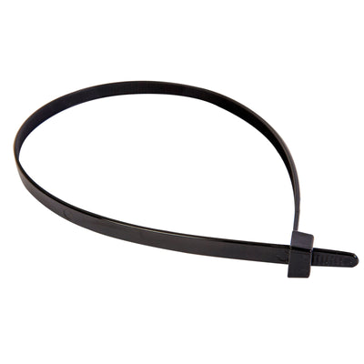 DYNAMIX DY1204B – 4,6 x 120 mm UV-beständige schwarze Kabelbinder, Packung mit 100 Stück, 230 N/23,4 kg Zugfestigkeit