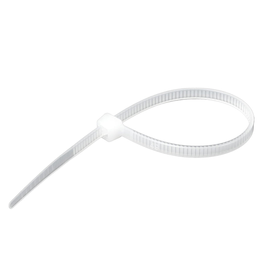 DYNAMIX DY2002N - 2.5 x 200mm Natural Cable Ties Pack of 100 80N/8.1kgs Tensile Strength