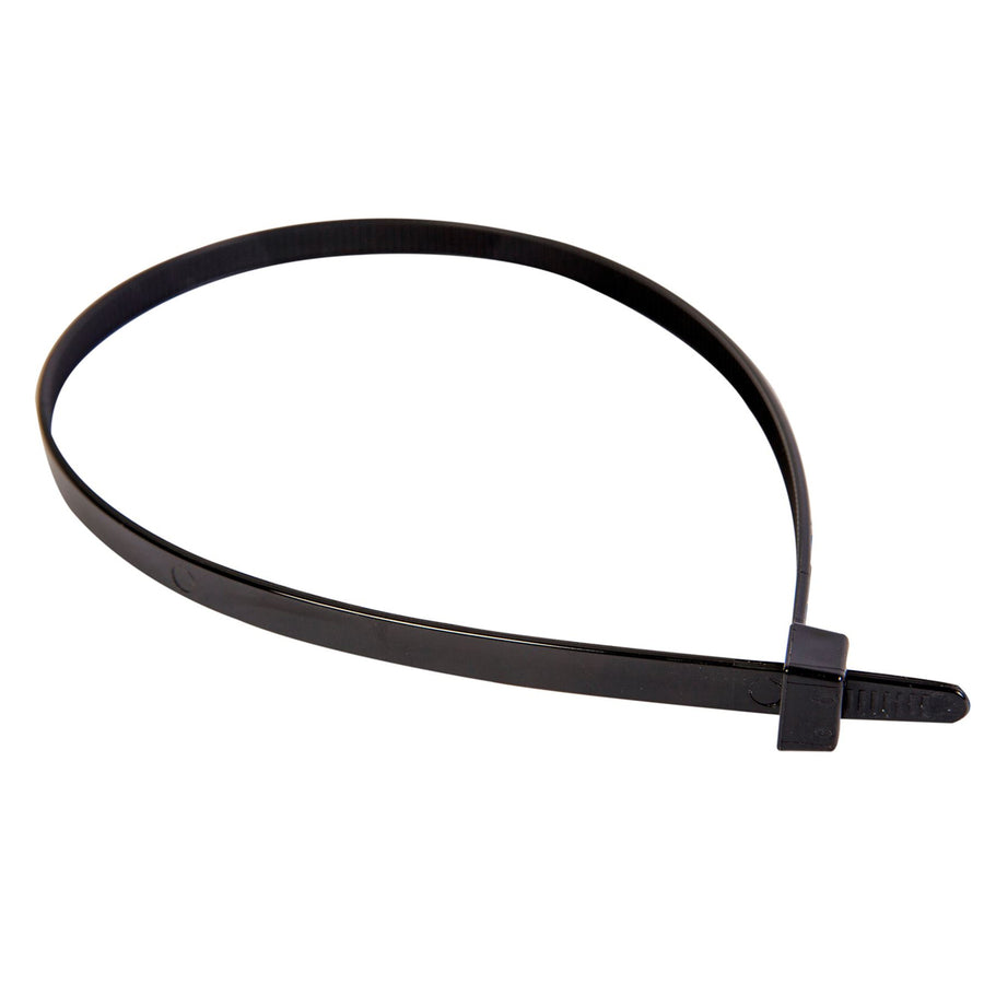DYNAMIX DY2404B1000 - 4.8 x 250mm UV Black Cable Ties Pack of 1000 230N/23.4kgs Tensile Strenght