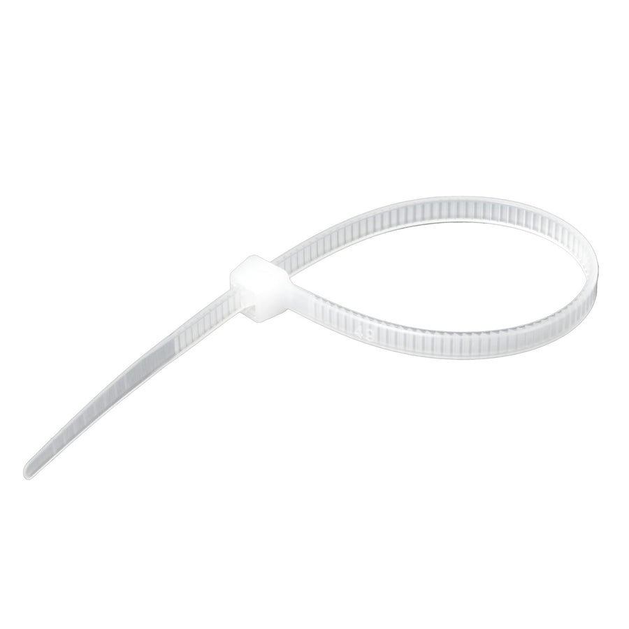 DYNAMIX 7.6 x 450mm Natural Cable Ties Pack of 50 540N/55.1kgs Tensile Strength