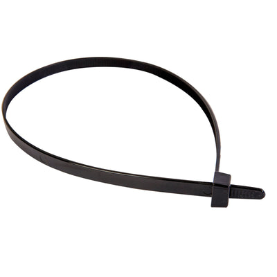 Dynamix  DY5508B 7.6 x 550mm UV Black Cable Ties. Pack of 50. 540N/55.1kgs Tensile Strength.