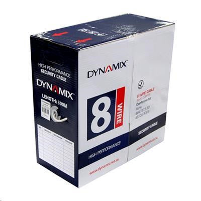 DYNAMIX C-S8C300 - 300m 8C 0.44mm Bare Copper Security Cable Supplied in Pull Box