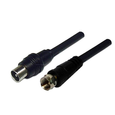 DYNAMIX CA-FRF-2 - 2m Koaxialkabel, RF PAL Stecker auf F-Stecker